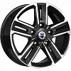 K&K Backfire 8x18 5x114,3 ET45 dia 66,1 алмаз черный Россия