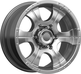 K&K Байконур Джип-рейд 8x16 5x139,7 ET-15 dia 110,1 дарк платинум