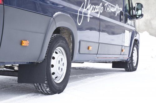 Брызговики (ПНД)-4шт. для Fiat Ducato (2014-н.в.) L4H3 - 1