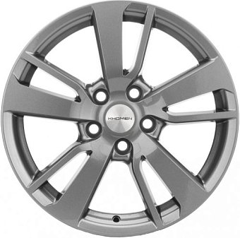 Khomen Wheels KHW1704 (Outlander) 7x17 5x114,3 ET38 dia 67,1 gray Россия