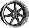 Dotz Fast seven 8x18 5x120 ET45 dia 72,6 anthracite polished lip