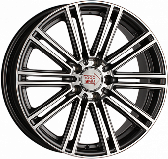 1000 Miglia MM1005 7,5x17 5x114,3 ET40 dia 67,1 dark anthracite polished