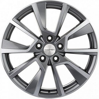 Khomen Wheels KHW1802 (Karoq) 7x18 5x112 ET45 dia 57,1 gray-FP Россия