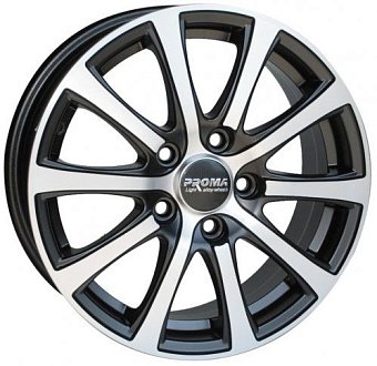 Proma Колизей 6x15 5x114,3 ET47 dia 67,1 алмаз матовый Россия