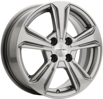 Khomen Wheels KHW1502 (Vesta) 6x15 4x100 ET50 dia 60,1 G-silver Khomen Wheels KHW1502 (Vesta) 6x15 4x100 ET50 dia 60,1 G-silver
