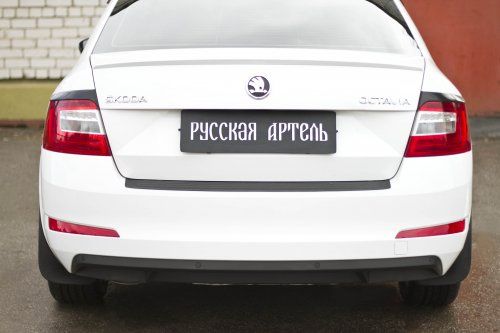 Накладки на задние фонари (реснички) для Skoda Octavia A7 (2014-2017 ) III дорестайлинг - 1