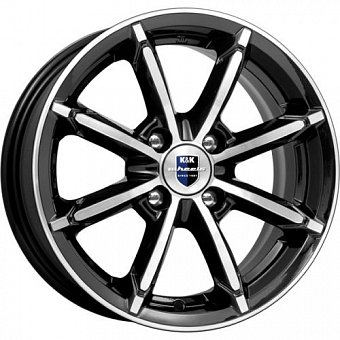 K&K Sportline 6x14 4x100 ET40 dia 67,1 алмаз черный Россия