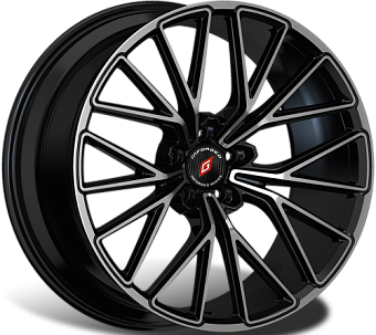 Inforged IFG57 8x18 5x108 ET33 dia 65,1 black machined Inforged IFG57 8x18 5x108 ET33 dia 65,1 black machined
