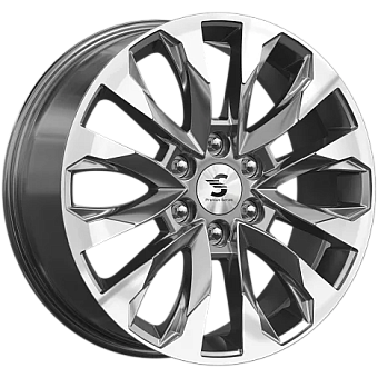 K&K Premium Series КР007 Pajero Sport 8x20 6x139,7 ET38 dia 67,1 diamond gloss graphite