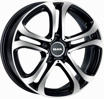 MAK Stuttgart 7,5x17 5x112 ET45 dia 66,6 black mirror MAK Stuttgart 7,5x17 5x112 ET45 dia 66,6 black mirror