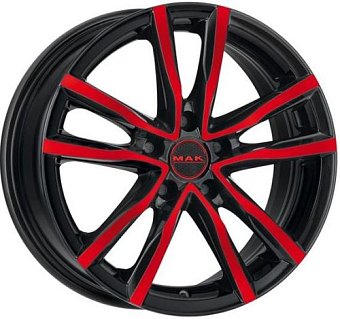 MAK Milano 6,5x16 5x112 ET45 dia 76 black and red