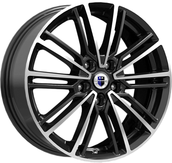 K&K Эрфурт 7x17 5x108 ET50 dia 63,35 алмаз черный Россия