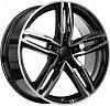 Vector B138 7x17 5x112 ET38 dia 66,6 алмаз черный