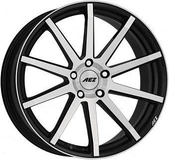 AEZ Straight 8,5x19 5x114,3 ET34 dia 71,6 black polished