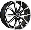 Кованные диски Wolf Skoda Kodiaq 7x17 5x112 ET43 dia 57,1 черный+полировка