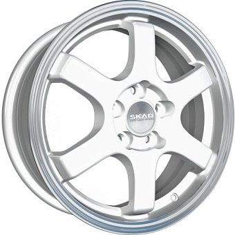 Скад Киото 6x15 4x100 ET40 dia 60,1 алмаз-белый