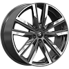 K&K Premium Series КР014 Geely Tugella 8x20 5x108 ET46 dia 63,35 diamond black gris