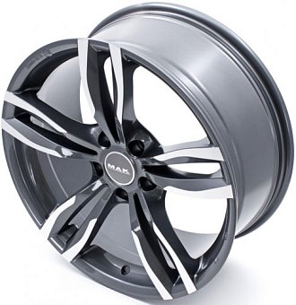 MAK Luft 8x19 5x120 ET37 dia 72,6 gun metallic mirror