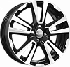 K&K КС874 6,5x17 4x100 ET41 dia 60,1 алмаз черный