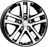 K&K Центурион 7x17 5x100 ET48 dia 56.1 алмаз черный
