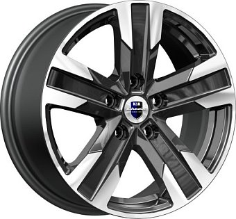 K&K Висмут 7x16 5x112 ET45 dia 66,6 алмаз черный