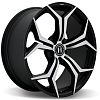 satin black machined