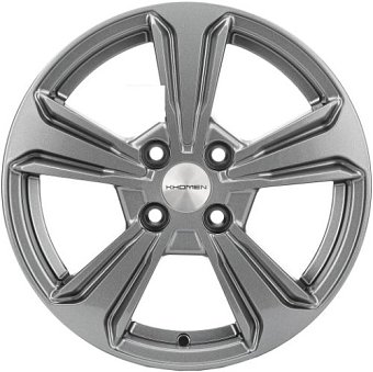 Khomen Wheels KHW1502 (Vesta) 6x15 4x100 ET50 dia 60,1 gray Khomen Wheels KHW1502 (Vesta) 6x15 4x100 ET50 dia 60,1 gray