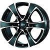 Alutec Dynamite 6 8.5x18 6x139.7 ET40 dia 67.1 diamond black front polished