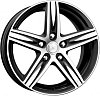 K&K Андорра 7,5x18 5x108 ET50 dia 63,3 алмаз черный