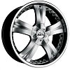 Antera 345 8,5x18 5x120 ET35 dia 74,1 polar silver Италия