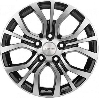 Khomen Wheels KHW1608 (Alphard) 6,5x16 5x114,3 ET38 dia 60,1 black-FP