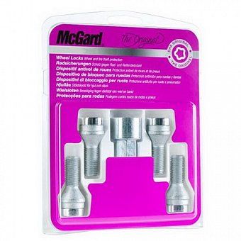 Комплект секреток McGard 27204 SU болт M12x1,5 конус 60° хром (без защитного кольца)
