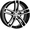 Dezent TZ-C dark 8x18 5x112 ET30 dia 66,6 black polished