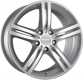 MAK Veloce Italia 7x17 5x100 ET48 dia 56,1 silver