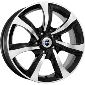 K&K Либерти 7x17 5x100 ET38 dia 67,1 алмаз черный Россия