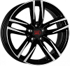 1000 Miglia MM1011 7,5x17 5x112 ET45 dia 66,6 gloss black polished