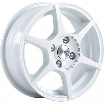 Скад Ягуар 5.5x14 4x100 ET38 dia 67.1 алмаз белый Россия