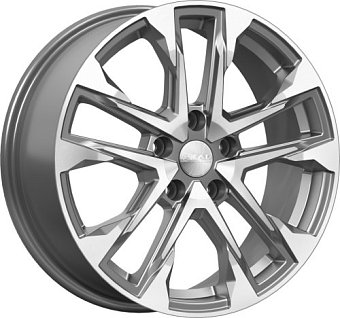 Скад Атакор 7x17 5x108 ET42 dia 65,1 алмаз графит