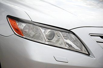 Накладки на фары (реснички) укорочен. компл.-2 шт. для Toyota Camry V40 (2006-2009) дорестайлинг