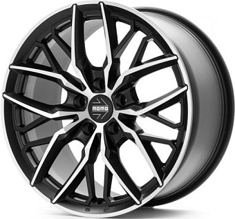 MOMO Spider 8,5x19 5x112 ET30 dia 66,6 matt black polished MOMO Spider 8,5x19 5x112 ET30 dia 66,6 matt black polished