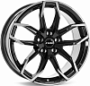 Rial Lucca 7.5x17 5x114.3 ET45 dia 70.1 diamond black front polished