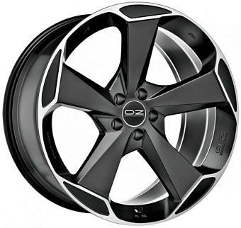OZ Racing Aspen 9,5x20 5x112 ET52 dia 79 matt black diamond cut