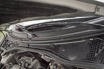 Жабо сборное (2 мм.) для Renault Sandero Stepway (2009-2013)