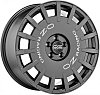 OZ Racing Rally Racing 7x17 5x112 ET48 dia 75 dark graphite silver lettering