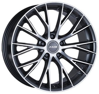 MAK Munchen 8x18 5x120 ET38 dia 72,6 gun metallic mirror