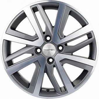 Khomen Wheels KHW1609 (Rio II/Solaris II) 6x16 4x100 ET46 dia 54,1 gray-FP Россия