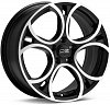 OZ Racing Wave 7x17 4x100 ET37 dia 68 matt black diamond cut