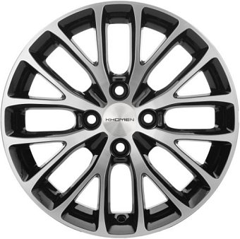 Khomen Wheels KHW1506 (Rio/Solaris) 6x15 4x100 ET46 dia 54,1 black-FP
