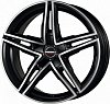 Borbet XRS 8x18 5x112 ET40 dia 72.5 black polished glossy