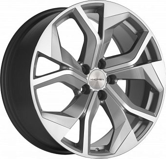 Khomen Wheels KHW2006 (Q8) 8,5x20 5x112 ET20 dia 66,5 brilliant silver Россия